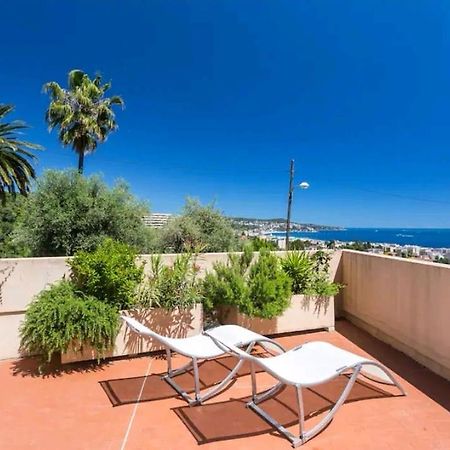 Relaxing Place With Wonderful View...Calme Avec Vue Magnifique Sur La Baie Des Anges, Mais En Campagne A 12 Minutes De La Promenade Des Anglais Niza Exterior foto